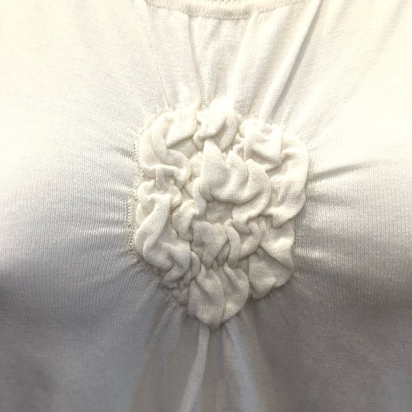 2003 Chanel White Short Sleeve Knit Top - Picture 2 of 6